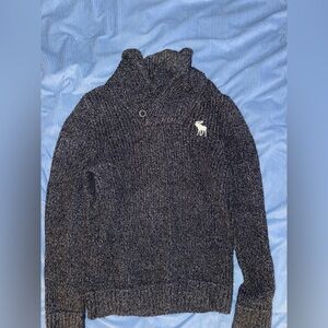 Abercrombie & Fitch Black Turtleneck Sweater
